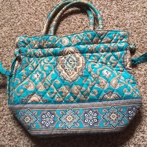 Blue Vera Bradley bucket purse